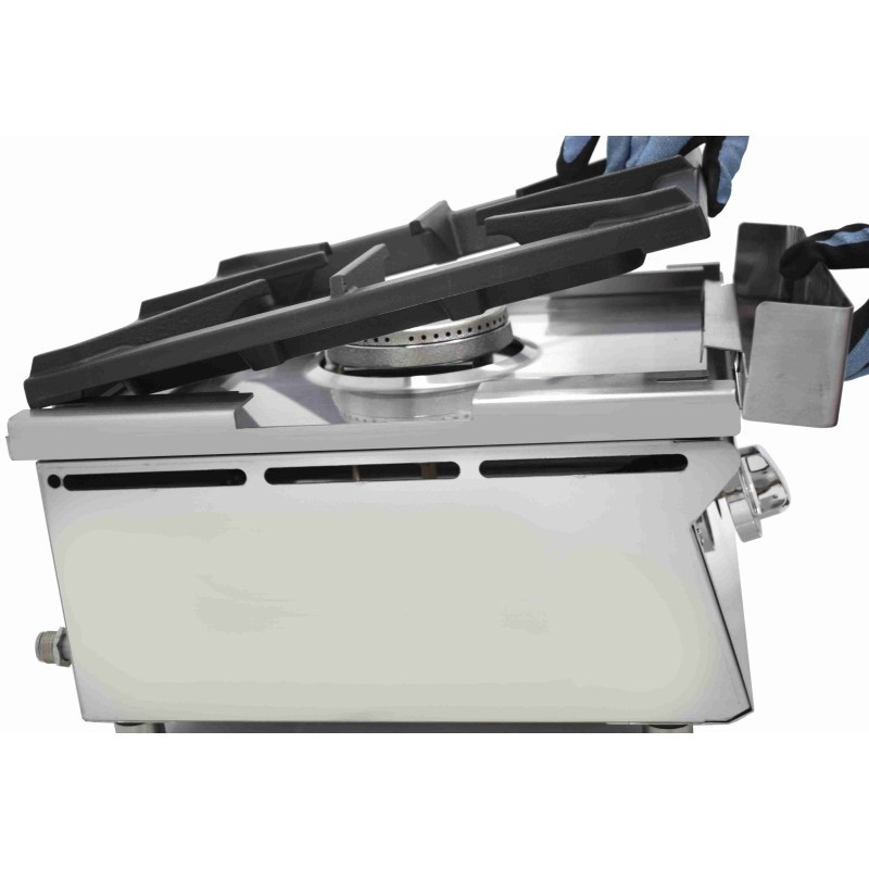 Cuisinière à gaz sur comptoir ARILEX avec 1 feu de 5,8 kW 40CGN. - 40CGN