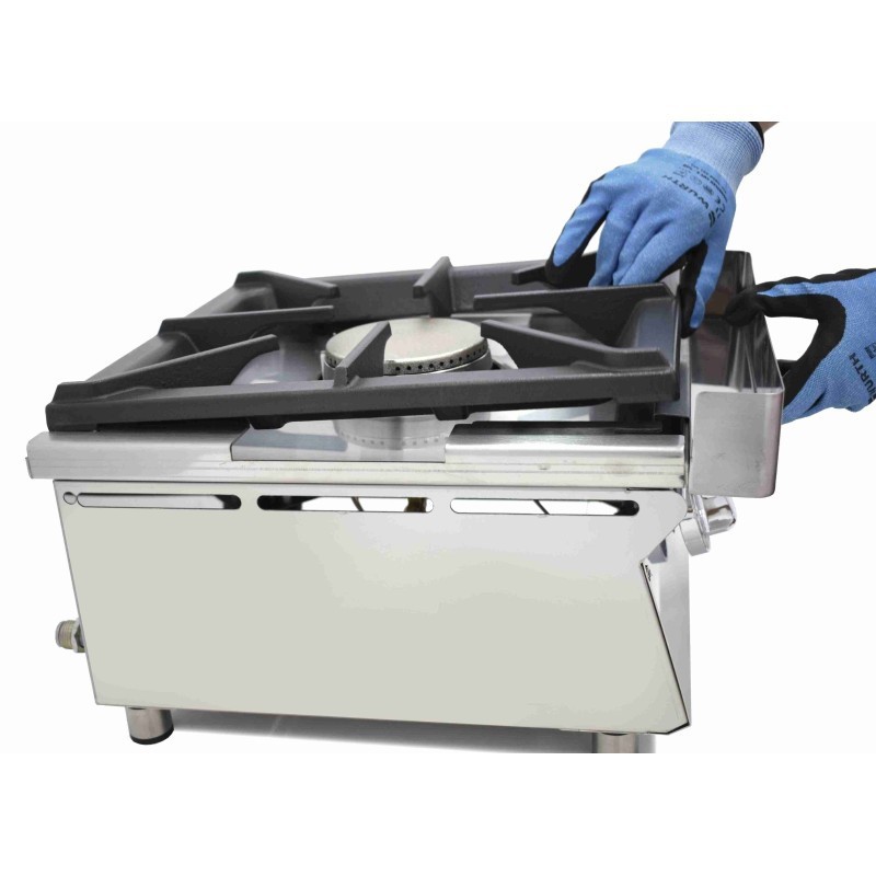 Cuisinière à gaz sur comptoir ARILEX avec 1 feu de 5,8 kW 40CGN. - 40CGN