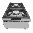 Cuisinière à gaz sur comptoir ARILEX de 2 feux de 5,8 + 5,8 kW 80CGN - 80CGN
