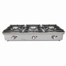 Cuisinière à gaz sur comptoir ARILEX de 3 foyers de 5,8 + 5,8 + 5,8 kW 120CGN - 120CGN