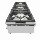 Cuisinière à gaz sur comptoir ARILEX de 3 foyers de 5,8 + 5,8 + 5,8 kW 120CGN - 120CGN