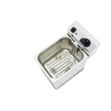 Friteuse électrique EVOLUTION sans robinet, capacité de 10 litres, puissance de 3,5 kW monophasée avec contacteur EVO10. - EVO10