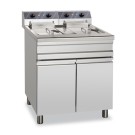 Friteuse Électrique 14+14 Litres 9+9 kW Triphasée avec Meuble EF12+12S AUTONOME - EF12+12S