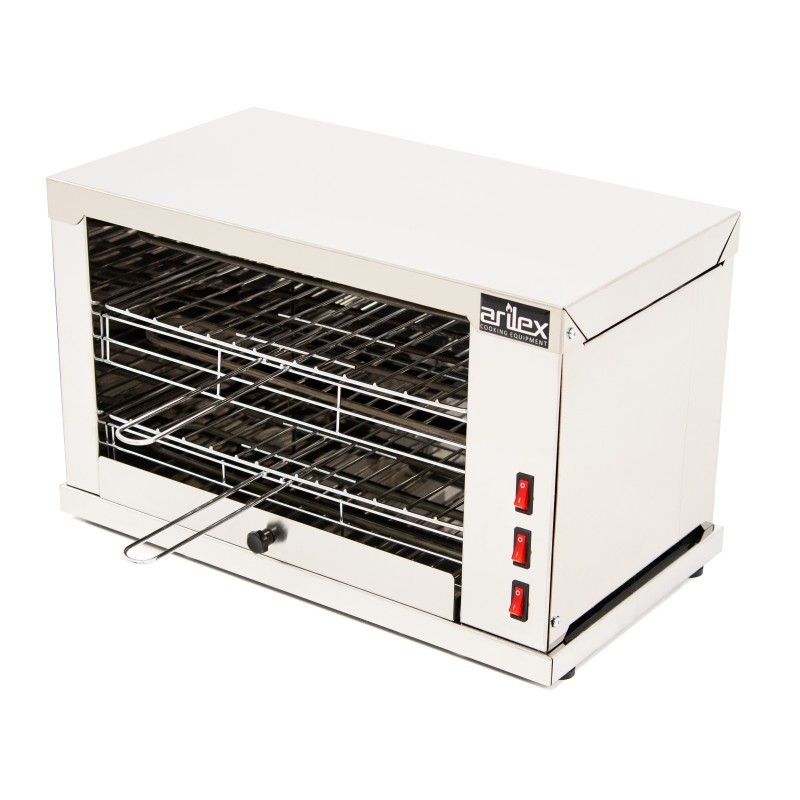 Gril électrique DUO Multifonction ARILEX à 2 niveaux sans minuterie avec résistances blindées 2DUO - 2DUO