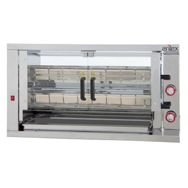 Gril vertical à gaz ARILEX de 2 broches 2ASG - 2ASG