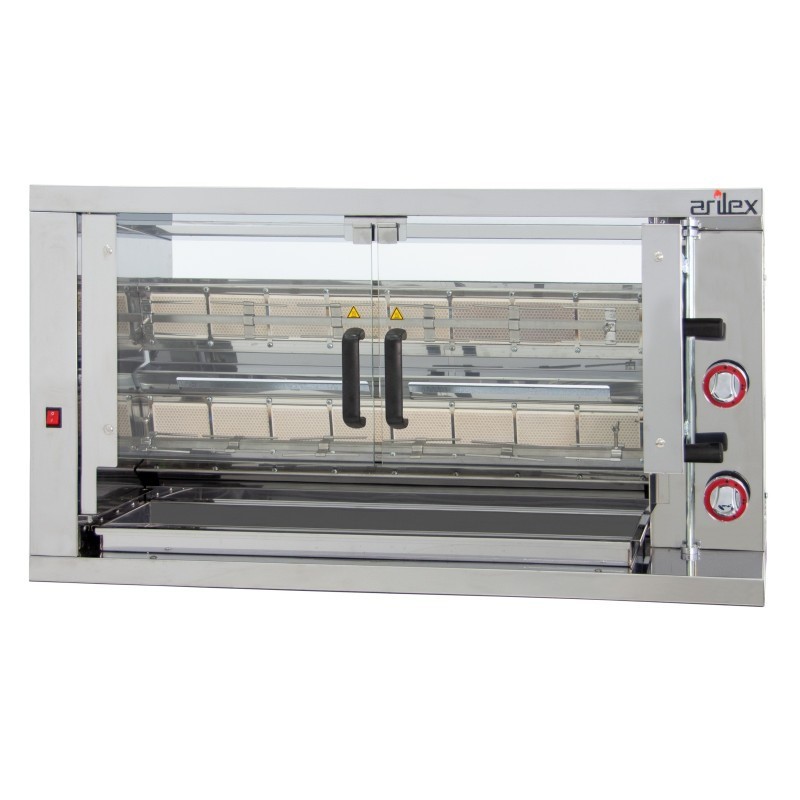 Gril vertical à gaz ARILEX de 2 broches 2ASG - 2ASG