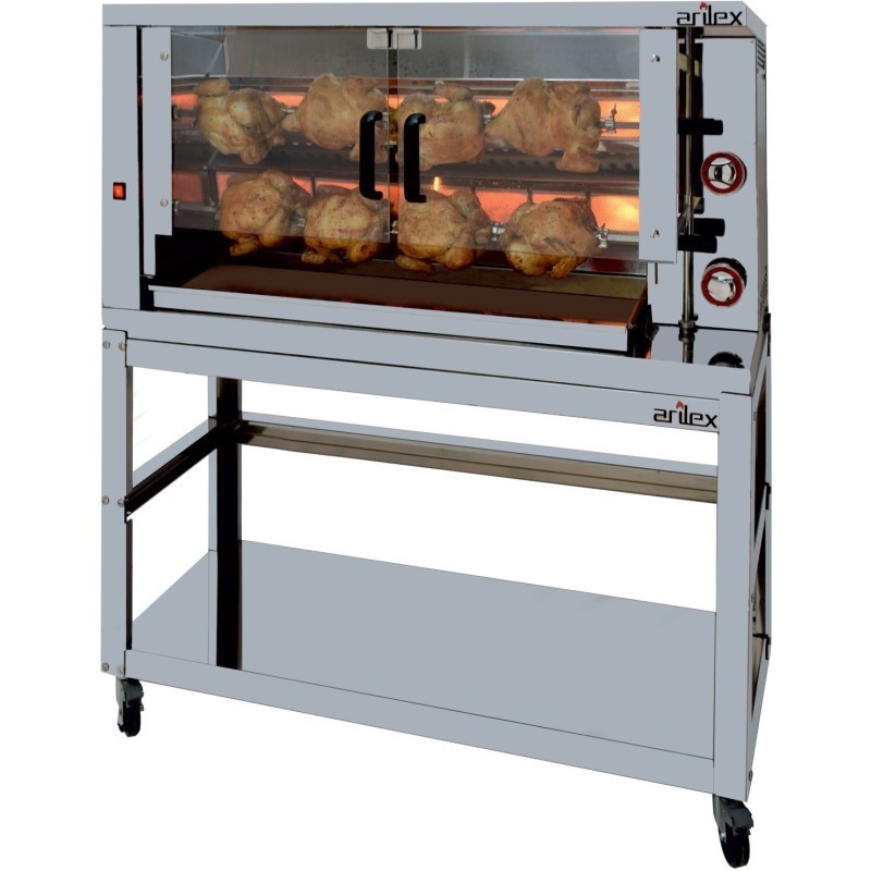 Gril vertical à gaz ARILEX de 2 broches 2ASG - 2ASG
