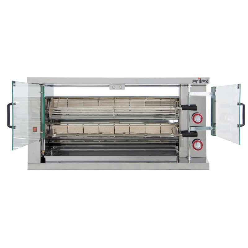 Gril vertical à gaz ARILEX de 2 broches 2ASG - 2ASG