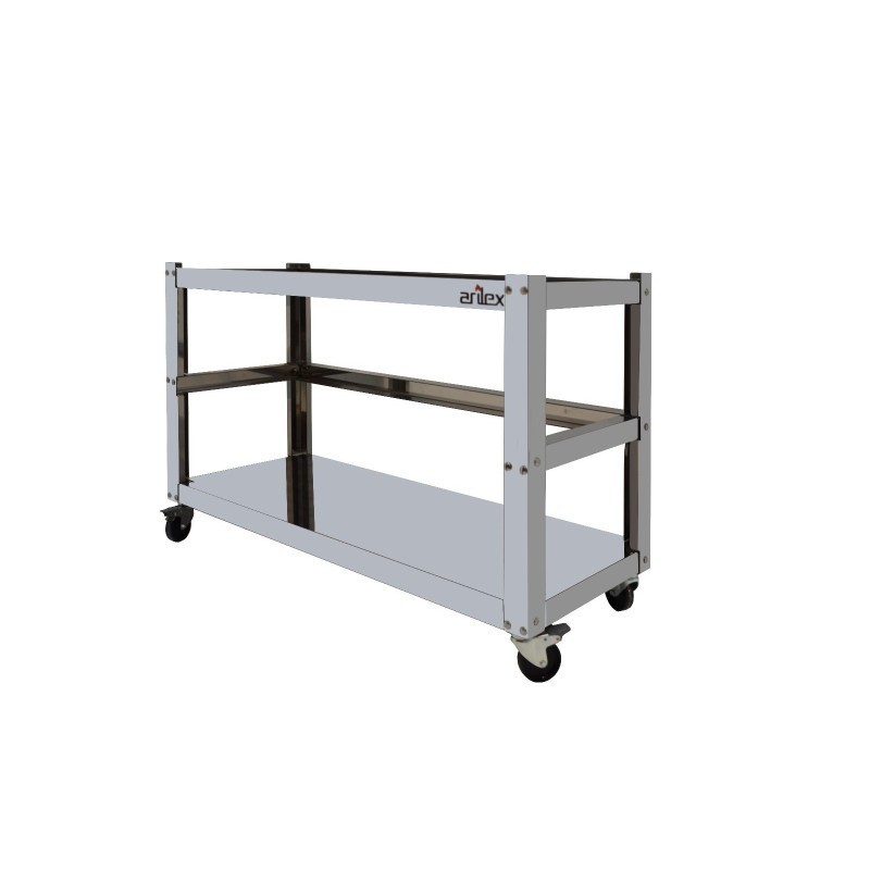 Support avec roues pour rôtissoires de 2, 3 et 4 broches SUPPORT - SOPORTE