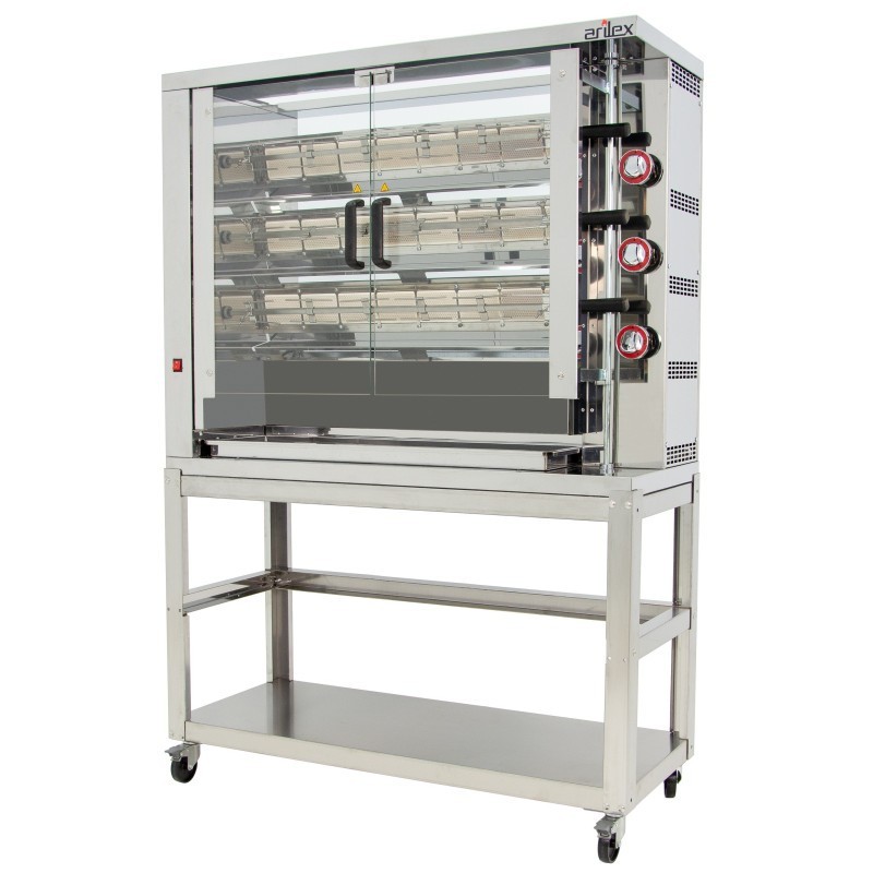 Gril vertical à gaz ARILEX de 3 broches 3ASG - 3ASG