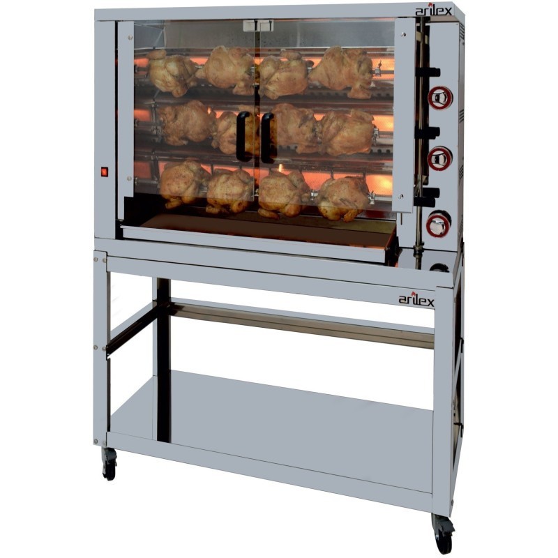 Gril vertical à gaz ARILEX de 3 broches 3ASG - 3ASG