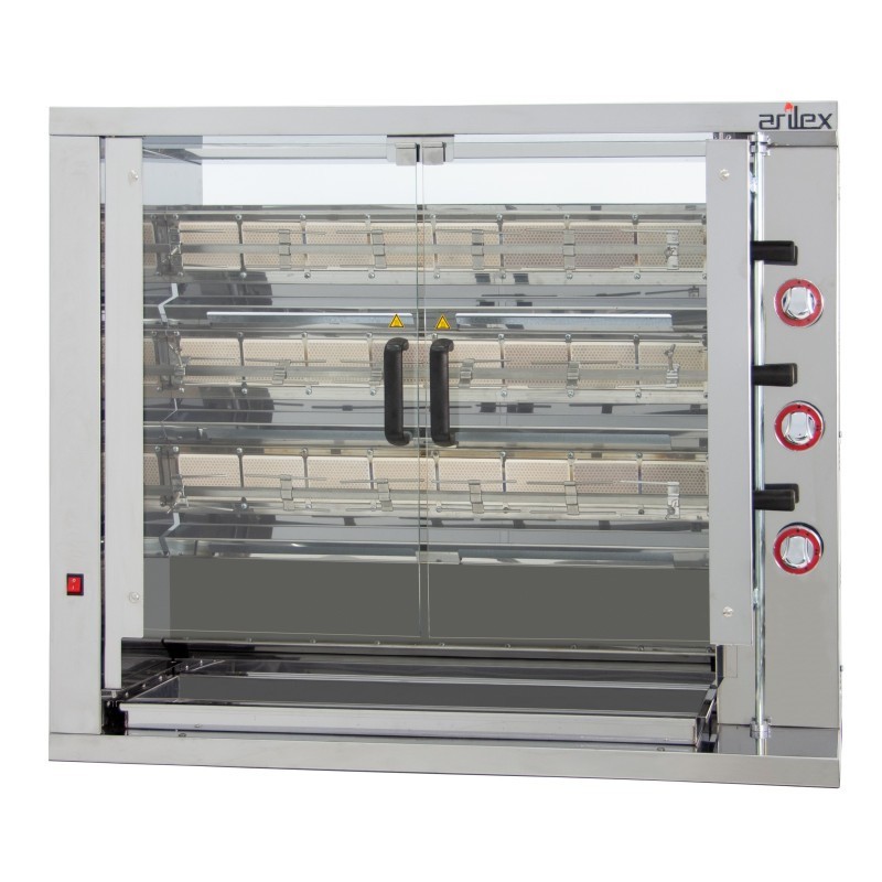Gril vertical à gaz ARILEX de 3 broches 3ASG - 3ASG