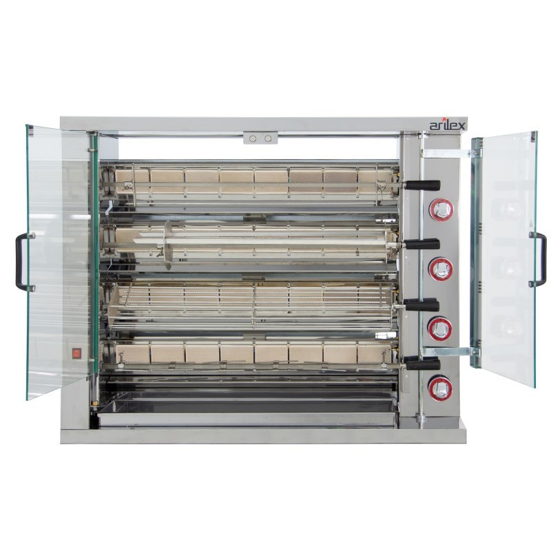 Grill vertical à gaz ARILEX de 4 broches 4ASG - 4ASG