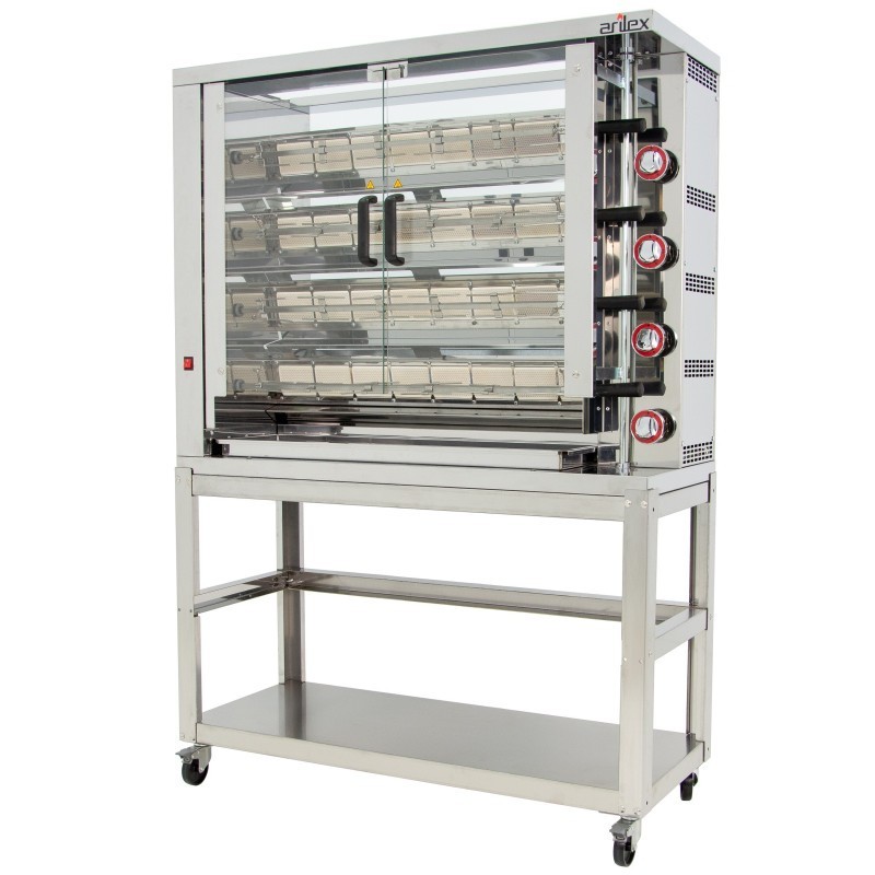Grill vertical à gaz ARILEX de 4 broches 4ASG - 4ASG