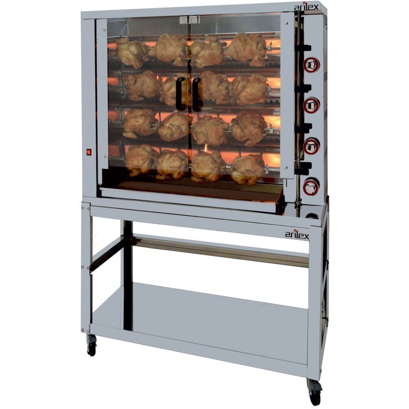 Grill vertical à gaz ARILEX de 4 broches 4ASG - 4ASG