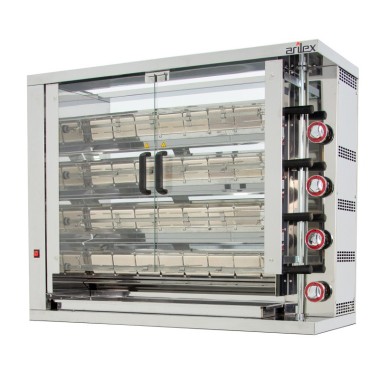 Grill vertical à gaz ARILEX de 4 broches 4ASG - 4ASG