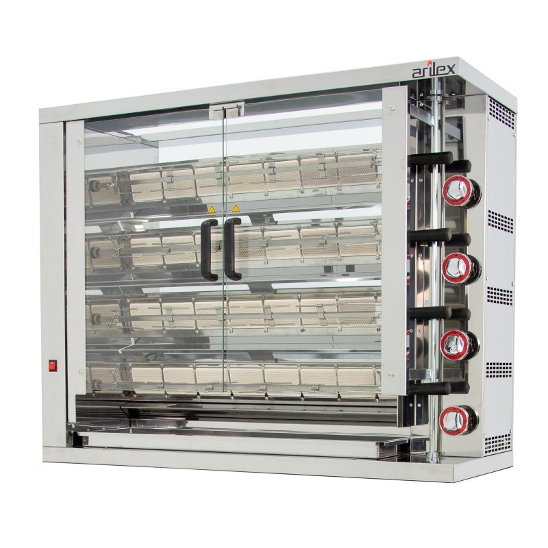 Grill vertical à gaz ARILEX de 4 broches 4ASG - 4ASG