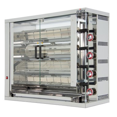 Grill vertical à gaz ARILEX de 4 broches 4ASG - 4ASG