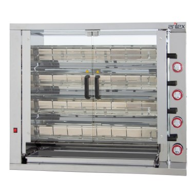 Grill vertical à gaz ARILEX de 4 broches 4ASG - 4ASG