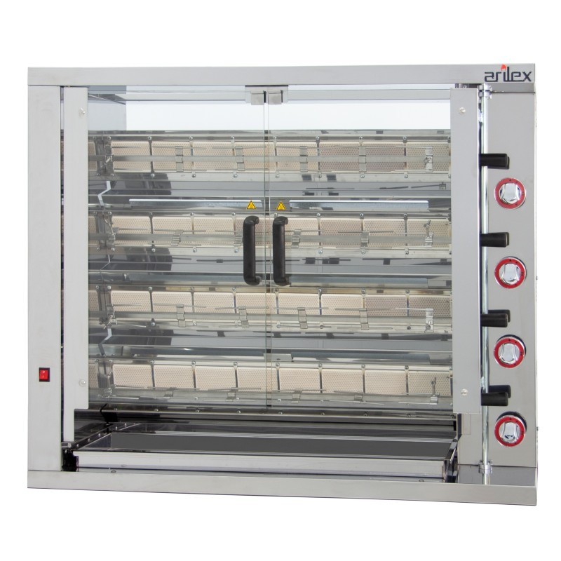 Grill vertical à gaz ARILEX de 4 broches 4ASG - 4ASG