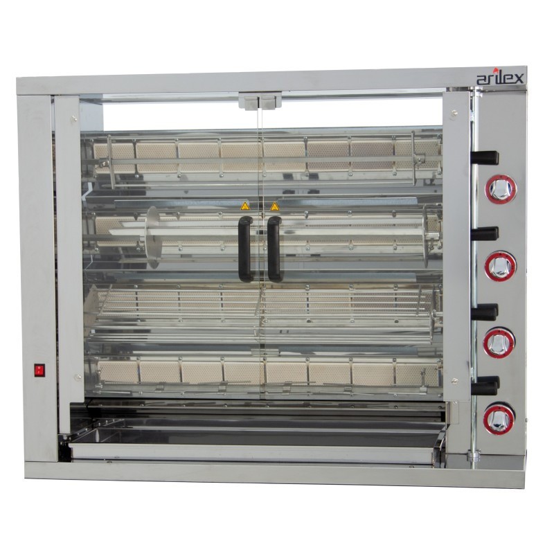 Grill vertical à gaz ARILEX de 4 broches 4ASG - 4ASG
