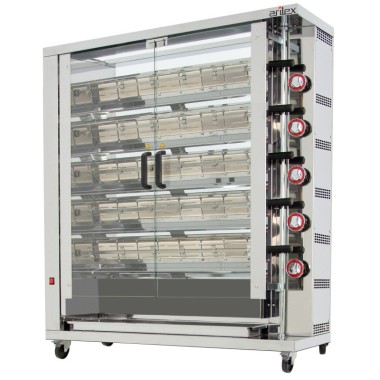 Grill vertical à gaz avec support ARILEX de 5 broches 5ASGP - 5ASGP