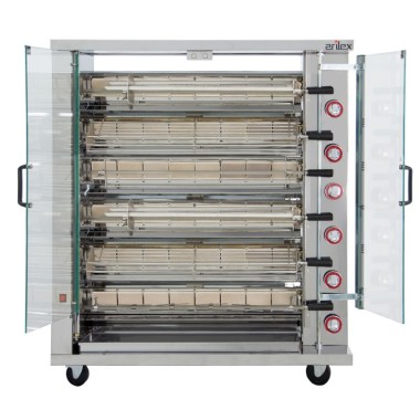 Grill vertical à gaz ARILEX de 6 broches 6ASG - 6ASG