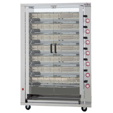 Rôtisseur vertical à gaz ARILEX de 7 broches 7ASG - 7ASG