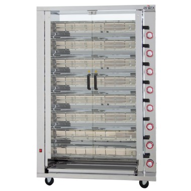 Gril vertical à gaz ARILEX de 8 broches 8ASG - 8ASG