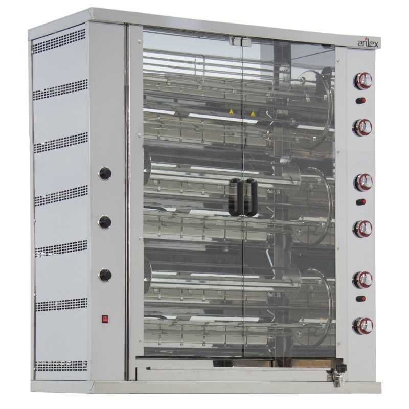 Gril à gaz rotatif planétaire ARILEX de 12 broches 12ASG-RP - 12ASG-RP