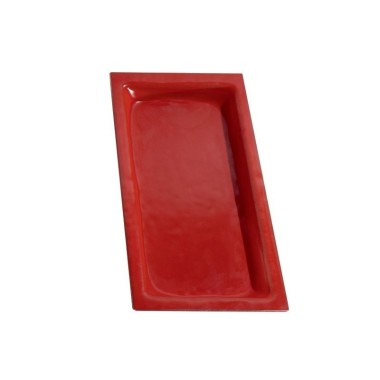 Bac en cristal couleur rouge GN1/3-40 mm GN-RO - GN-RO