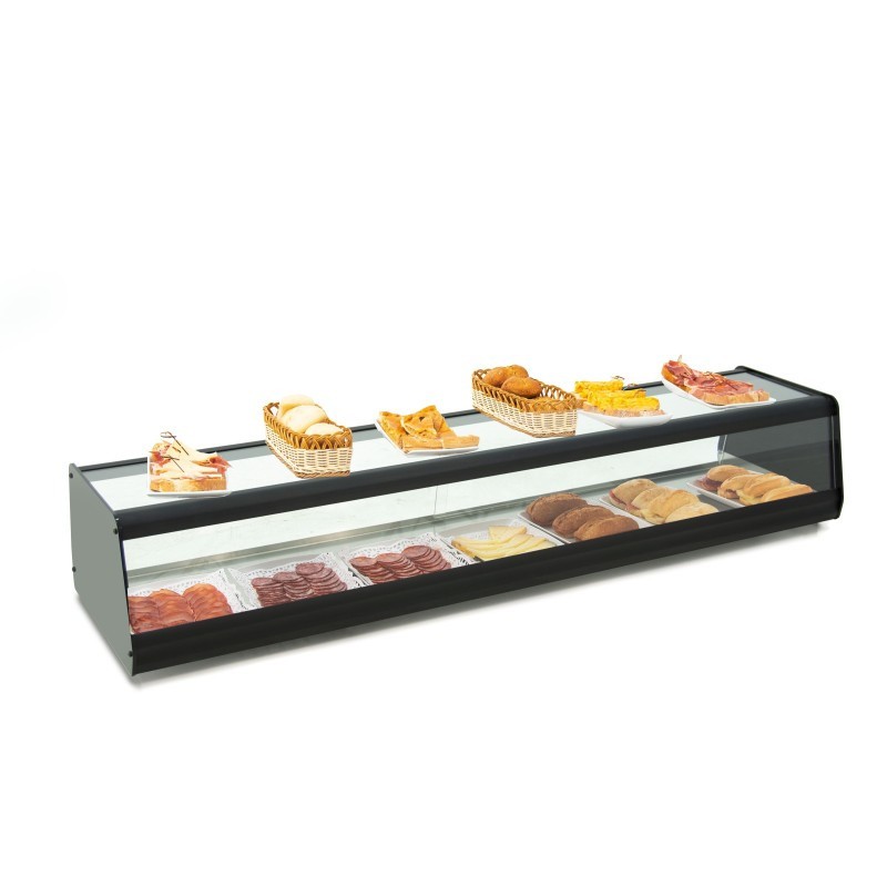 Vitrine d'exposition neutre ARILEX 1,80 mètres NEUTRE 18 - NEUTRA 18