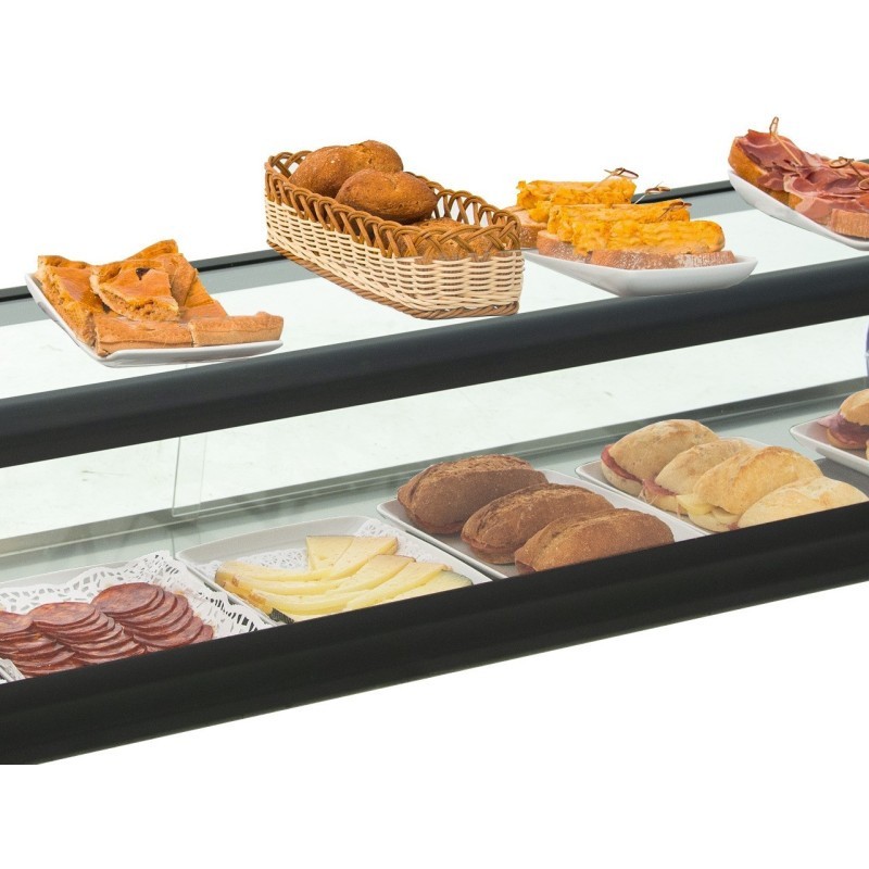 Vitrine d'exposition neutre ARILEX 1,80 mètres NEUTRE 18 - NEUTRA 18