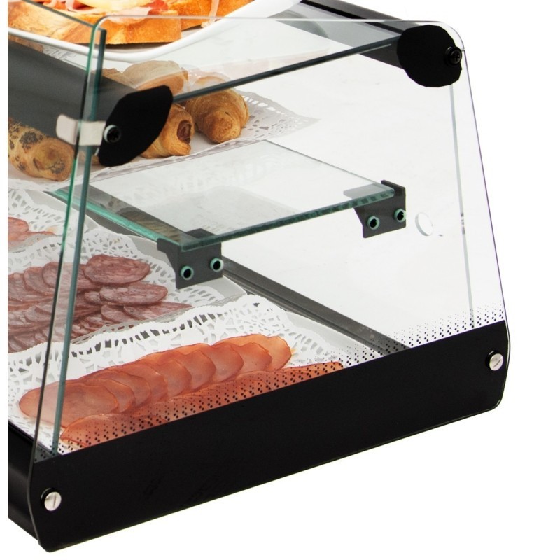 Vitrine d'exposition neutre ARILEX 1,10 mètres à triple niveau NEUTRE TRIPLE 11. - NEUTRA TRIPLE 11