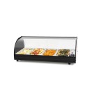 Vitrines à chauffage à tapas ARILEX de 4 plateaux GN1/3-40 avec lumière 4CTL. - 4CTL