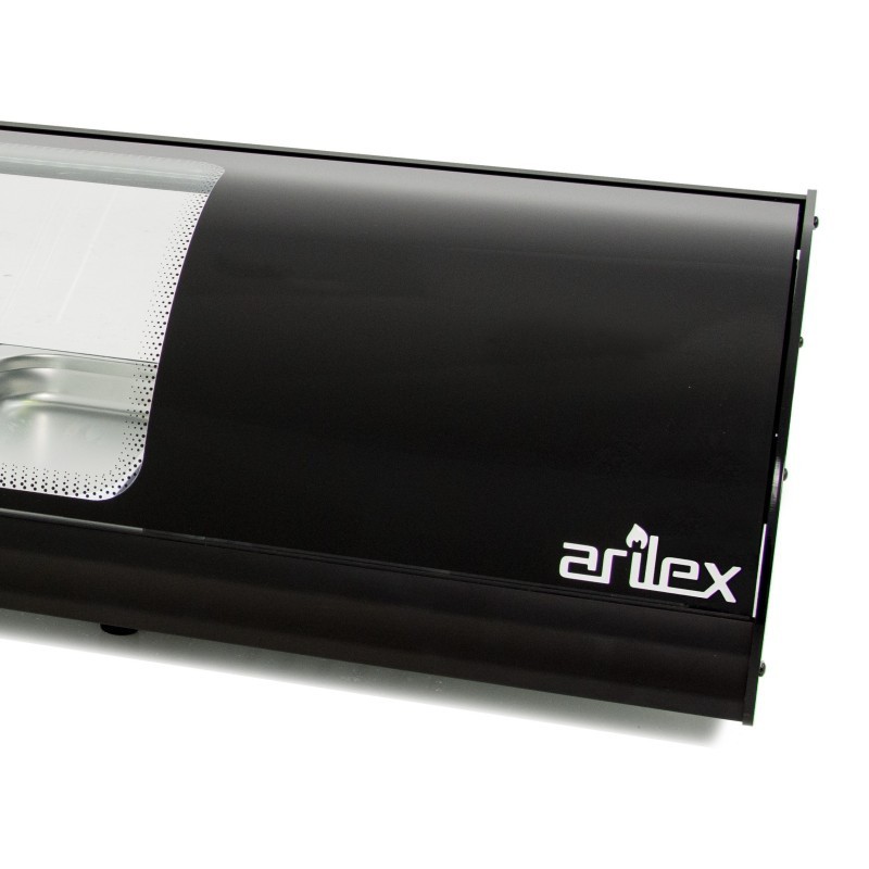 Vitrine réfrigérée à tapas ARILEX PLACA LISA capacité 4-GN1/3 couleur noire 4VTL-NE - 4VTL-NE