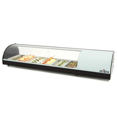Vitrine réfrigérée à tapas ARILEX PLACA LISA capacité 6-GN1/3 couleur blanche 6VTL-BL - 6VTL-BL