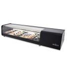 Vitrine réfrigérée de SUSHI ARILEX PLAQUE LISSE capacité 6 bacs GN1/3 6VTL VISION SUSHI. - 6VTL VISION SUSHI