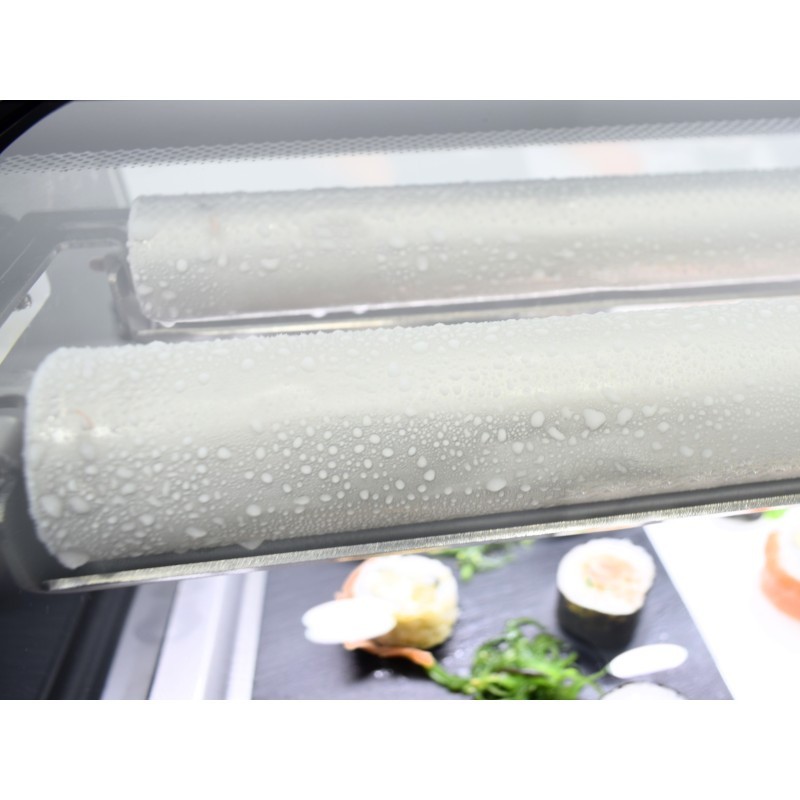 Vitrine réfrigérée de SUSHI ARILEX PLAQUE LISSE capacité 6 bacs GN1/3 6VTL VISION SUSHI. - 6VTL VISION SUSHI