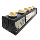 Vitrine réfrigérée à tapas ARILEX PLATEAU LISSE double étage capacité 8 plaques GN1/3 8VTL VISION DOUBLE - 8VTL VISION DOBLE