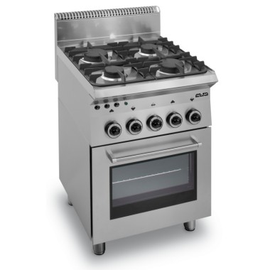 Cuisinière à gaz 4 foyers avec four à gaz G4SF65 SMART 650 - G4SF65