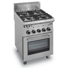 Cuisinière à gaz 4 foyers avec four à gaz G4SF65 SMART 650 - G4SF65