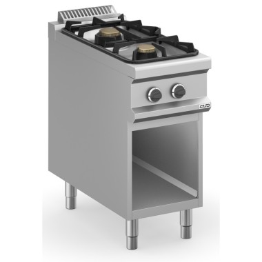 Cuisine à gaz 2 feux 7+11 kW avec meuble MFB94AXL MAGISTRA PLUS 900 - MFB94AXL