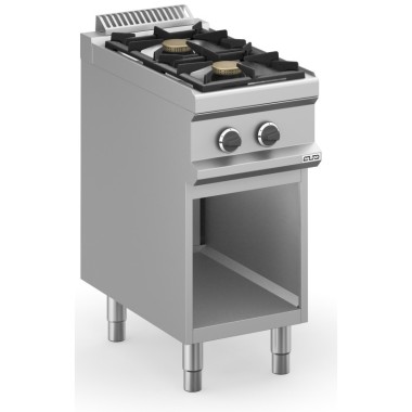 Cuisine à gaz 2 feux 2x7 Kw avec meuble MFB74AXL MAGISTRA PLUS 700 - MFB74AXL