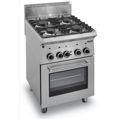 Cuisine à gaz 4 feux avec four électrique G4SFE65 SMART 650 - G4SFE65