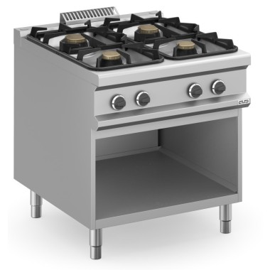 Cuisinière à gaz 4 foyers 4x5,5 kW avec meuble MFB98AXXS MAGISTRA PLUS 900 - MFB98AXXS