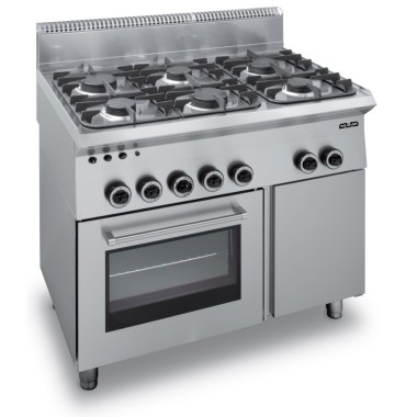 Cuisinière à gaz 6 feux avec four à gaz G6SFA65 SMART 650 - G6SFA65