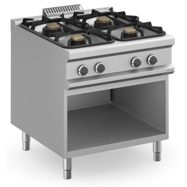Cuisinière à gaz 4 foyers 2x7 + 2x11 Kw avec meuble MFB98AXL MAGISTRA PLUS 900 - MFB98AXL