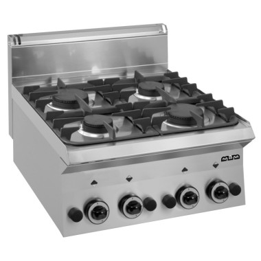 Cuisinière à gaz 4 foyers de table à gaz G4S65 SMART 650 - G4S65