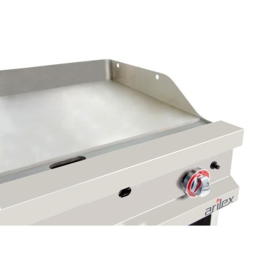 Frytop à gaz en acier rectifié 800x700x900h mm 80FRYGR70 EASY 700 - 80FRYGR70